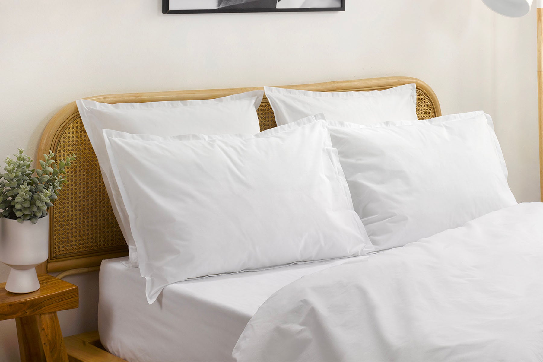 Linge de lit haut de gamme - qualité hôtelière