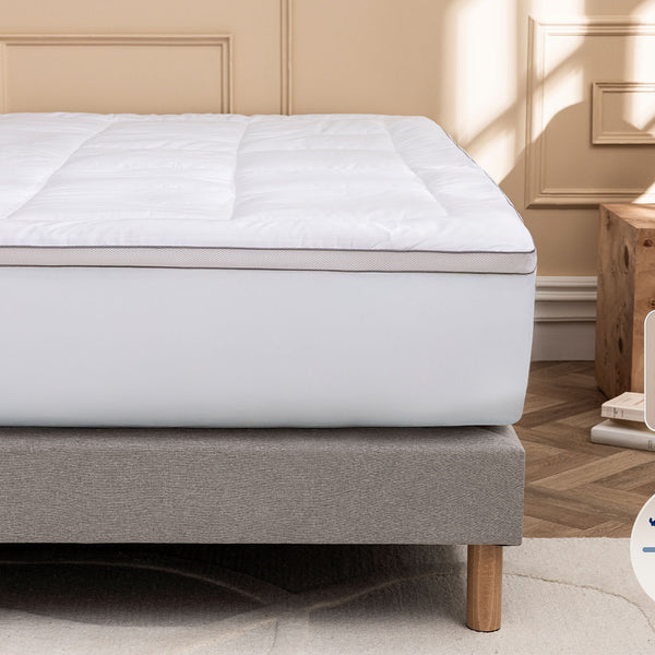Surmatelas Mello Duo en format 140x200 pour lit deux places long