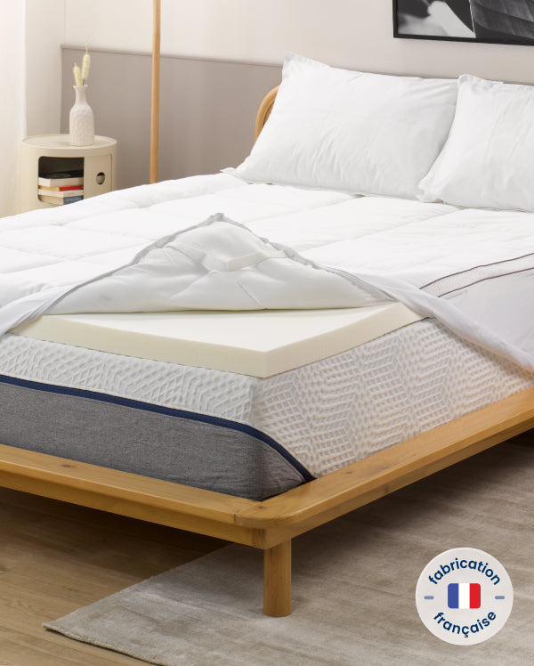 Ensemble matelas surmatelas