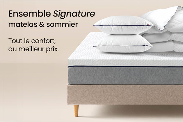 Ensemble Signature matelas sommier (No Script)