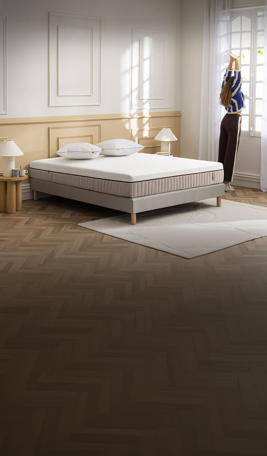 Le matelas françaisqui réinvente vos nuits.