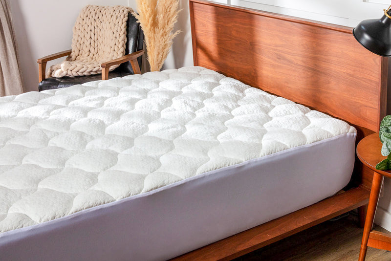 Surmatelas Bambou Rafraîchissant 180x200x5cm | Pour Matelas 20-50cm D'épaisseur | Soulage Le Dos, Respirant